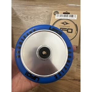 NEW Sacrifice UFO 120mm Wheel for Pro Scooter Single Wheel Sliver Blue